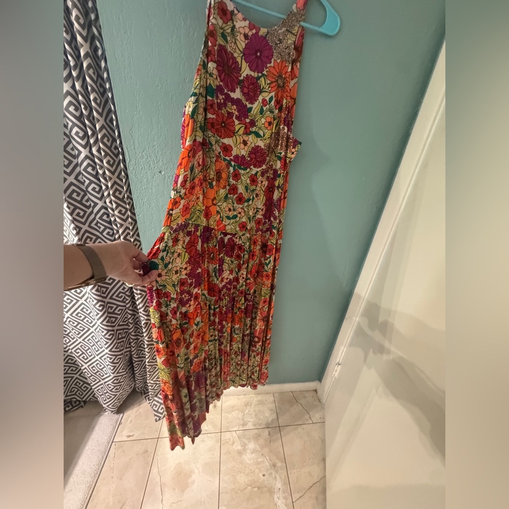 Natural Life Vibrant Floral Maxi Dress